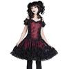 Sinister - 974 Korte jurk - Rood/Zwart Product image